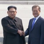 Kim-and-Moon-in-a-historic-handshake