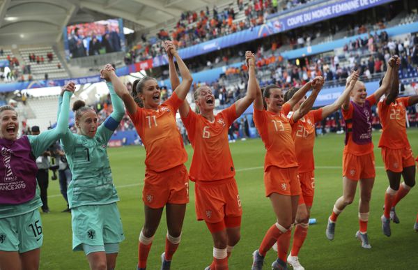 Netherlands-players-celebrate-after-booking-first-quarter-finals-ticket-in-FIFA-Womens-World-Cup