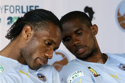 Samuel Etio'o , Didier Drogba,