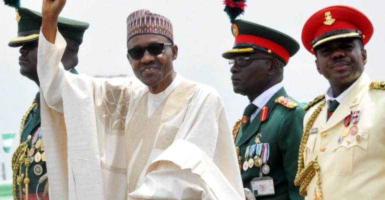 Buhari-at-the-Eagle-Sqaure