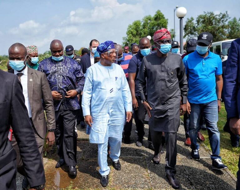 Lagos Road Flag oFF