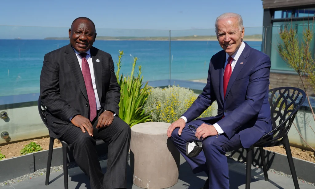 Biden and Ramaphosa