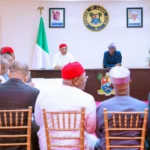 Uzodinma and Sanwolu meeting Igbo Leaders