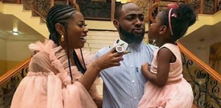 Davido and daughter